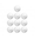 Bola De Isopor Maciça 70mm  Styroform - 11 Unidades